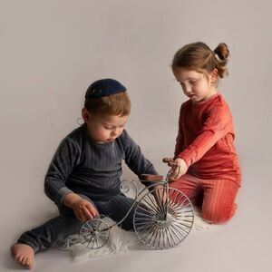 New Menthe Collection Ribbed Velour Two Piece Set Coral